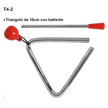 Triangolo da 10cm con battente  