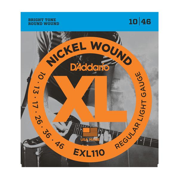 D'Addario EXL110 Regular Light Muta di corde per chitarra elettrica