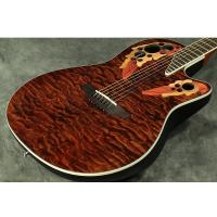 Ovation CE48P-TGE Celebrity Elite Super Shallow Tiger Eye Brown Quilt Chitarra Acustica Elettrificata_4