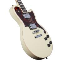 D'Angelico Premier Atlantic Antique White Chitarra Elettrica_4