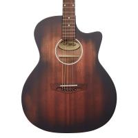 D'Angelico Premier Gramercy LS Aged Mahogany Chitarra Acustica Elettrificata_3