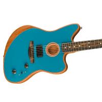 Fender American Acoustasonic Jazzmaster EB OCT Ocean Turquoise MADE IN USA Chitarra_3
