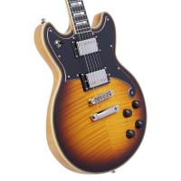 D'Angelico Deluxe Brighton Vintage Sunburst Chitarra Elettrica_4