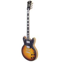 D'Angelico Deluxe Brighton Vintage Sunburst Chitarra Elettrica_6