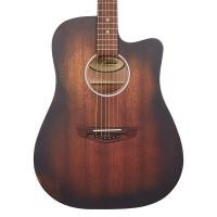 D'Angelico Premier Bowery LS Aged Mahogany Chitarra acustica elettrificata_3