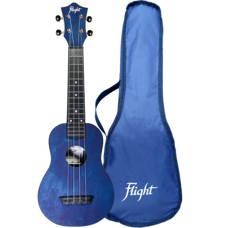 Flight TUS35 Travel Ukulele Dark Blue Soprano con Borsa