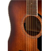 Fender Paramount PD-220E Dreadnought WC ACB MAH All Mahogany Aged Cognac Burst Chitarra acustica elettrificata_4