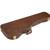 Fender Poodle Case Strat/Tele Brown Custodia rigida sagomata per chitarra elettrica Stratocaster/Telecaster_2