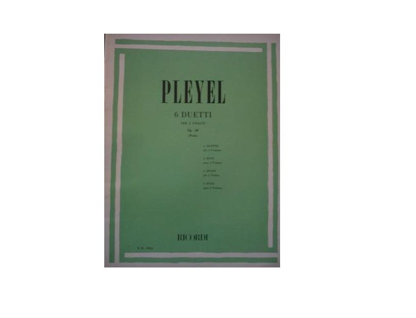 Pleyel - 6 Duetti per 2 Violini Op.48