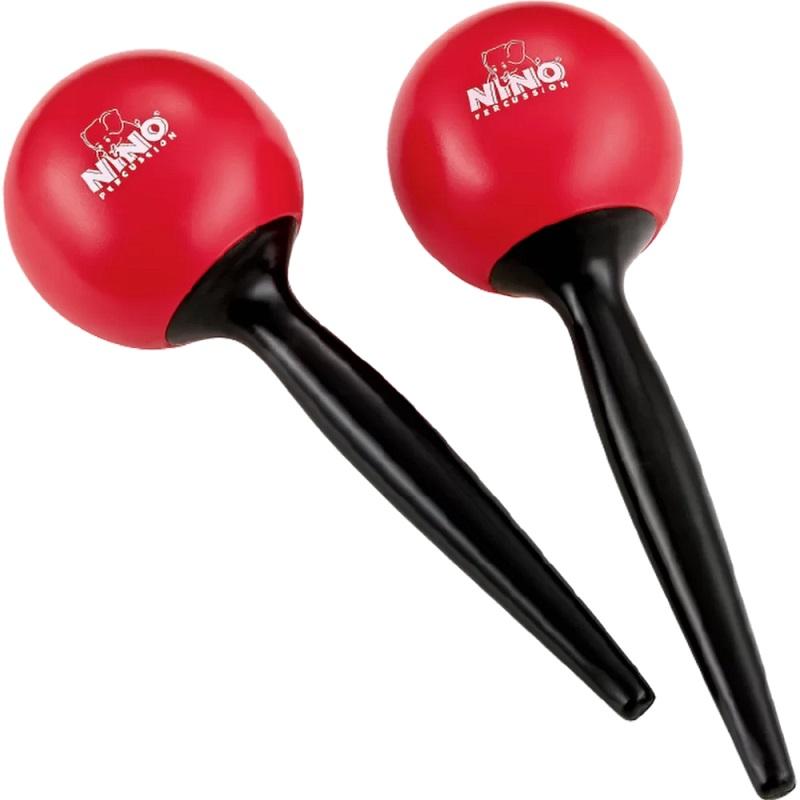 Nino Percussion NINO582R Maracas in plastica Rosse