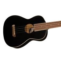 Fender Avalon Tenor Ukulele WN Black Ukulele Tenore NUOVO ARRIVO_3