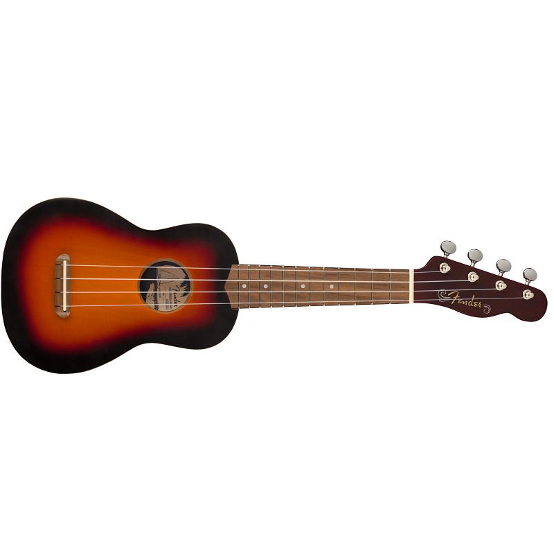 Fender Venice Soprano WN 2 Color Sunburst Ukulele Soprano