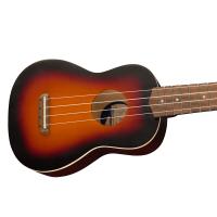 Fender Venice Soprano WN 2 Color Sunburst Ukulele Soprano_3