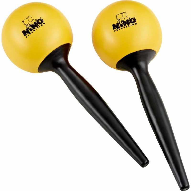 Nino Percussion NINO582Y Maracas in plastica Giallo