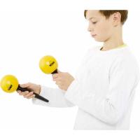 Nino Percussion NINO582Y Maracas in plastica Giallo_2