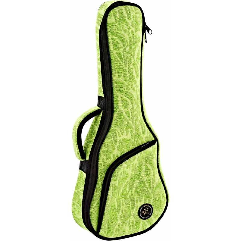 Ortega OUB CC GRJ Green Jeans Custodia morbida imbottita per Ukulele Concerto