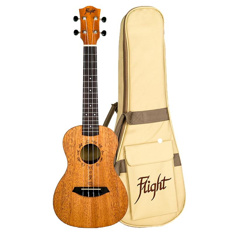 Flight DUC373 Concert Ukulele African Mahogany