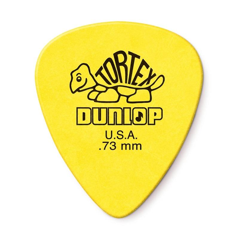 Dunlop 418P Tortex Standard Yellow 0.73 Plettro