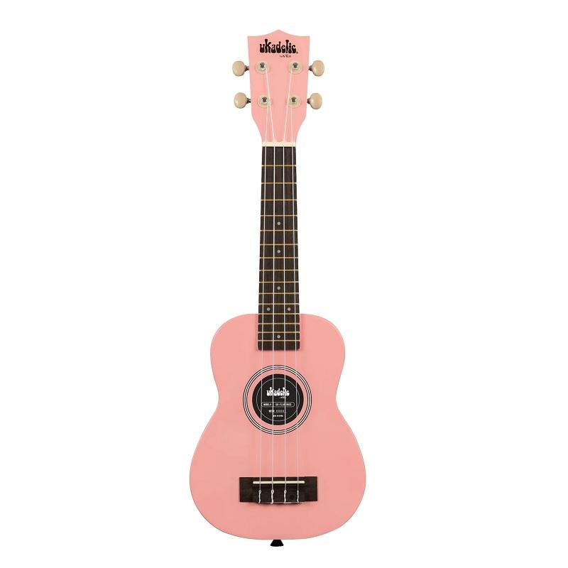 Kala UK Flamingo Soprano Ukulele Flamingo con Borsa