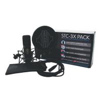 Sontronics STC-3X Pack Microfono Multipolare da Studio con Supporto elastico e Filtro Antipop_2