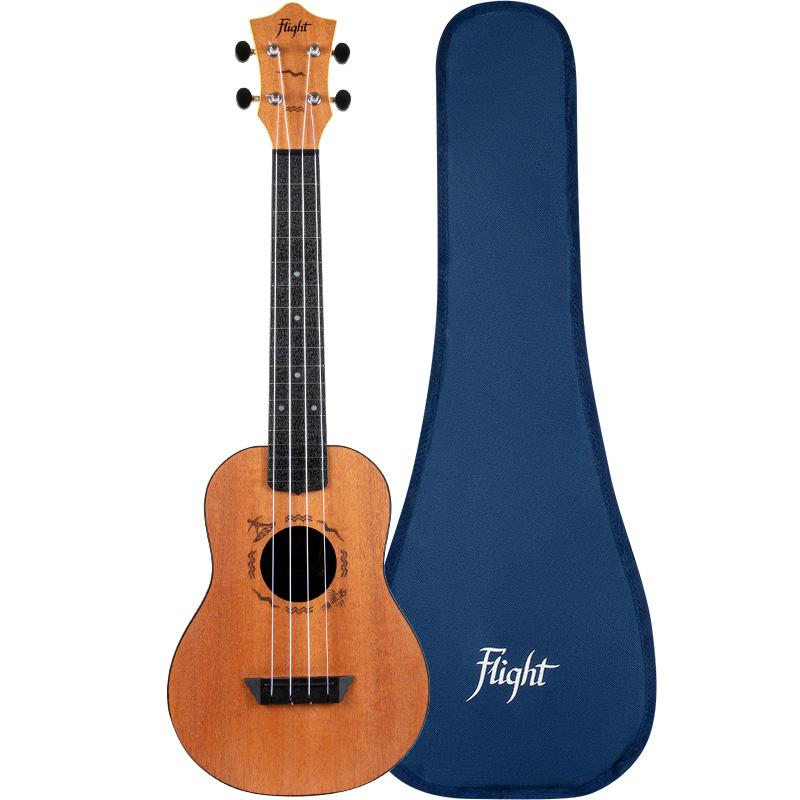 Flight TUC-53 MAH Mahogany Concert Travel Ukulele con Borsa