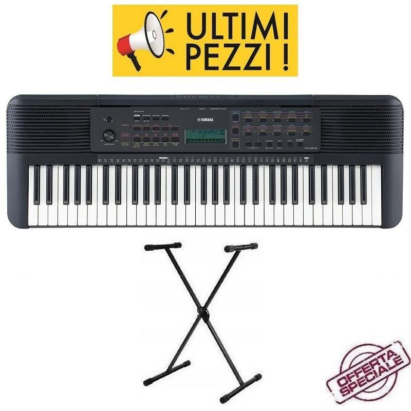 Yamaha PSR E273 con Supporto a X Tastiera con arranger OFFERTA SPECIALE - ULTIMI PEZZI