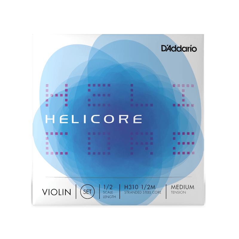 D' Addario Helicore H310 1/2M Medium Tension Muta di corde per Violino 1/2