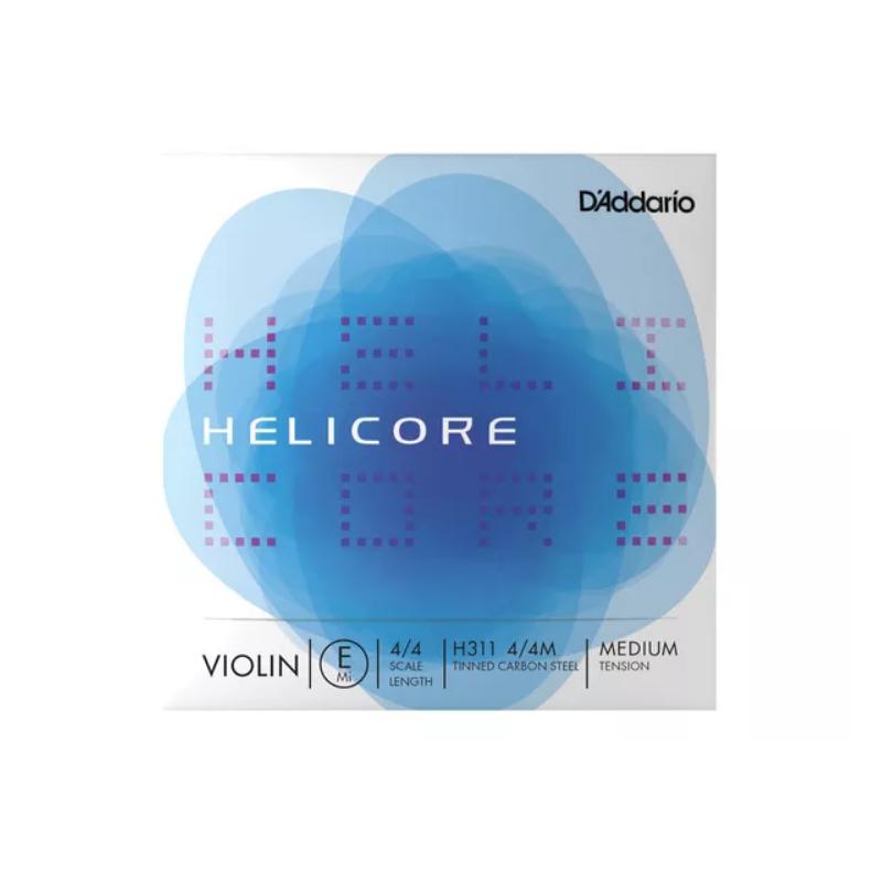 D'Addario Helicore H311 4/4M Medium Tension Corda Mi per Violino 4/4