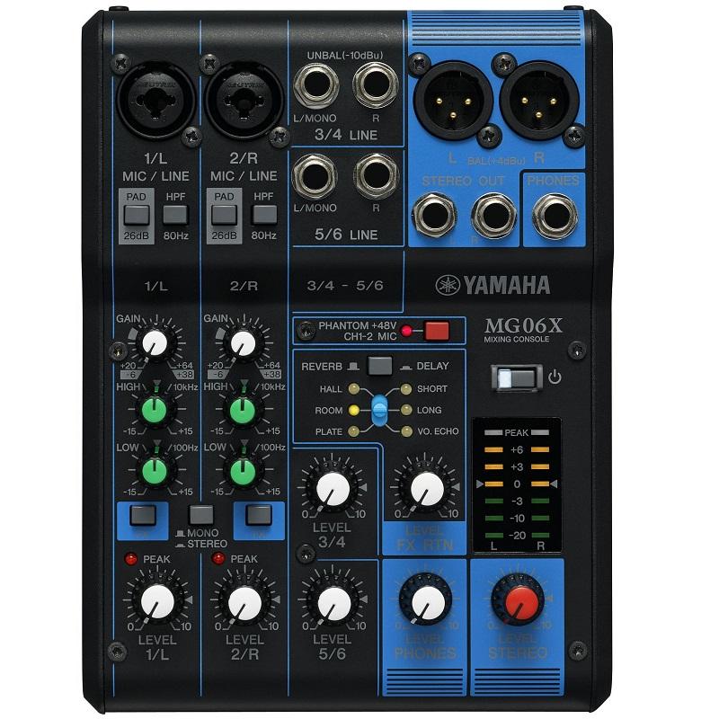 Yamaha MG06X Mixer Passivo