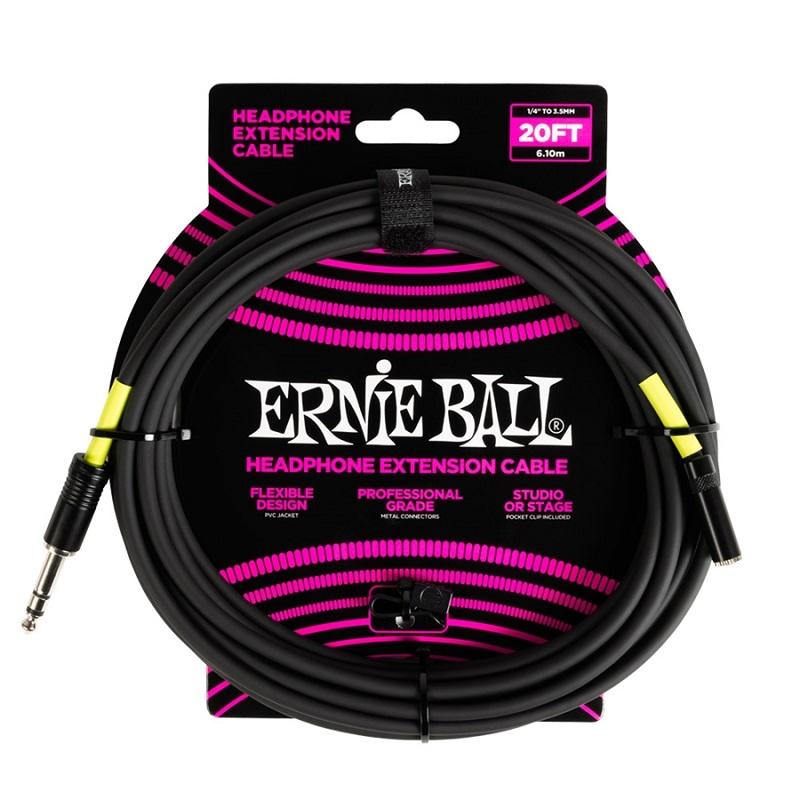 Ernie Ball 6423 Cavo Prolunga Cuffie Trs Jack Grande 6m