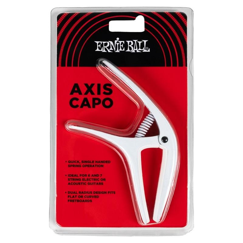 Ernie Ball 9616 Axis Dual Radius Capo White Capotasto