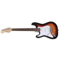 Soundsation Rider-STD-SLH 3TS 3 Color Sunburst Chitarra Elettrica Mancina