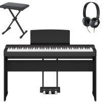 Yamaha P-225 Black Pianoforte Digitale + Stand L200 B + Pedaliera LP1 B + Panca KB-20 e Cuffie in omaggio ULTIMI PEZZI_1