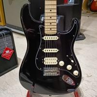 Chitarra Elettrica Fender American Performer Stratocaster HSS MN Black USATO C/VENDITA_2