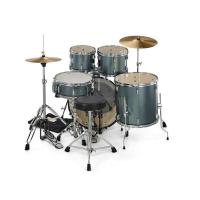 Pearl Roadshow RS525SC 706 Charcoal Metallic Batteria Acustica con piatti e hardware ULTIMO PEZZO_2