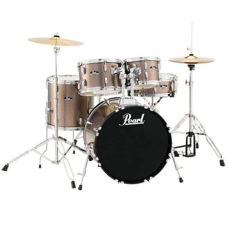 Pearl Roadshow RS525SC 707 Bronze Batteria Acustica con piatti e hardware