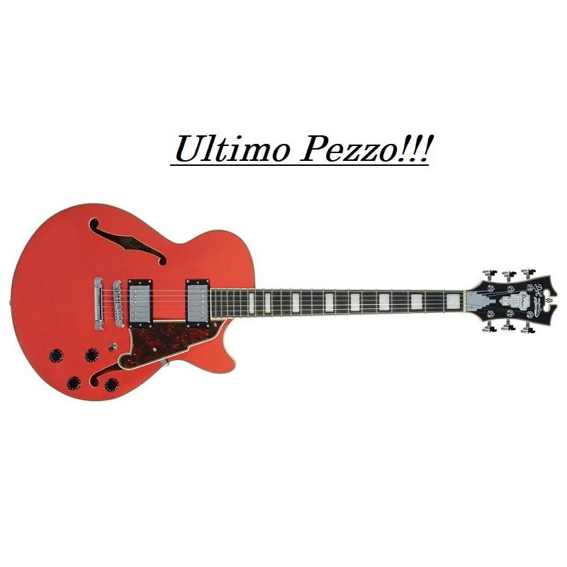 D'Angelico Premier SS Fiesta Red (Stopbar tailpiece) Chitarra Semiacustica ULTIMO PEZZO