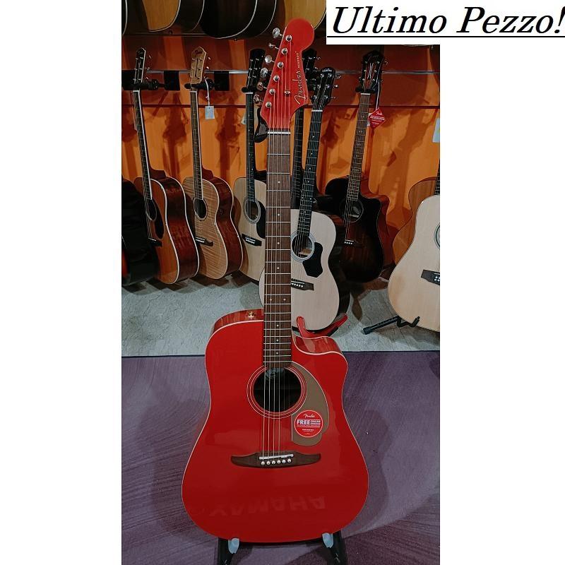 Fender Redondo Player Fiesta Red WN FSR Chitarra Acustica Elettrificata ULTIMO PEZZO