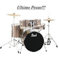 Pearl Roadshow RS585C 707 Bronze Metallic Batteria Acustica con piatti e hardware ULTIMO PEZZO_1