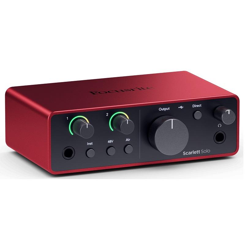 Focusrite Scarlett Solo 4th Gen Scheda Audio