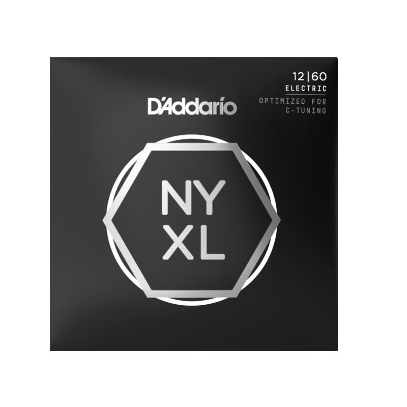 D'Addario NYXL1260 Extra Heavy 12-60 Electric Guitar Strings Muta di corde per chitarra elettrica