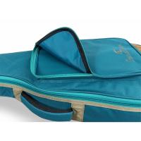 Soundsation SUEDE-B-SKB Sky Blue Borsa per basso elettrico con inserti in pelle suede_4