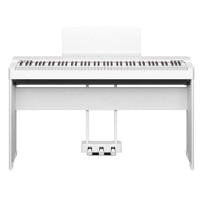 Yamaha P-225 White Pianoforte Digitale + Stand L200 WH + Pedaliera LP1 WH