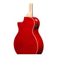 Ibanez AE170 NTR Natural High Gloss Transparent Red High Gloss Chitarra Acustica Elettrificata_3