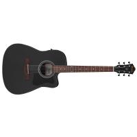 Ibanez V44CE WK Weathered Black Open Pore Chitarra Acustica Elettrificata_1