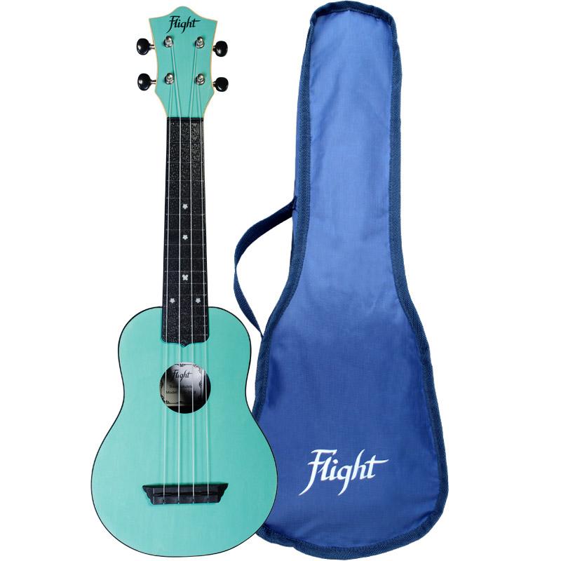 Flight TUS35 Light Blue Travel Ukulele Soprano con Borsa