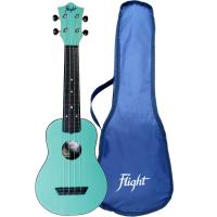 Flight TUS35 Light Blue Travel Ukulele Soprano con Borsa_1