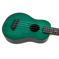 Flight TUS35 Green Travel Ukulele Soprano con Borsa_3