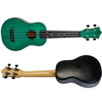 Flight TUS35 Green Travel Ukulele Soprano con Borsa_6